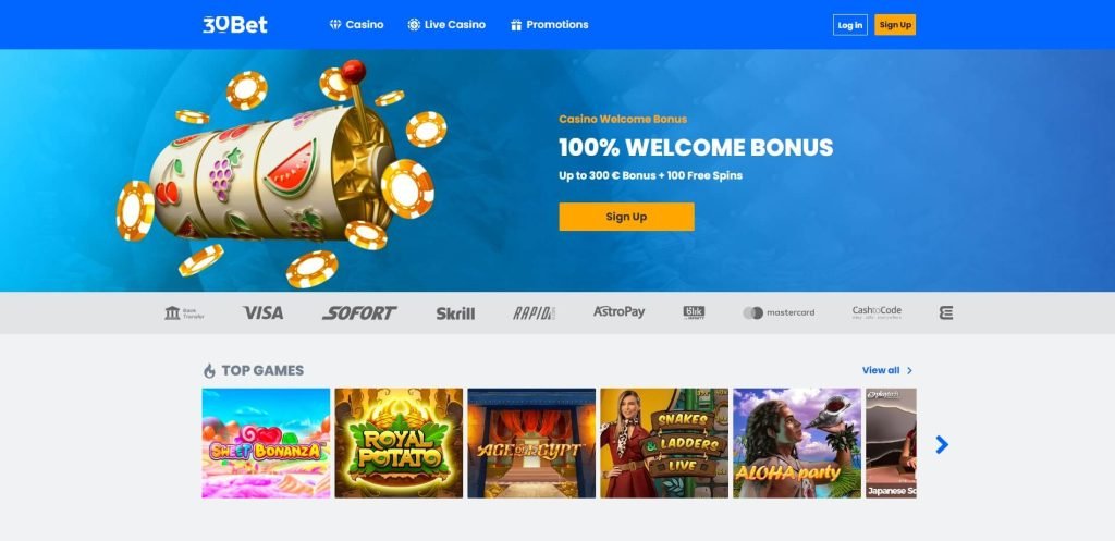 30Bet Casino Review