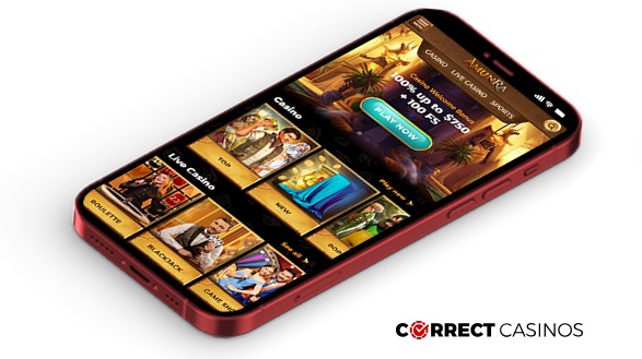 AmunRa Casino Mobile Version 2