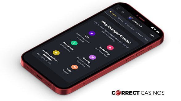 BitVegas Casino Mobile Version