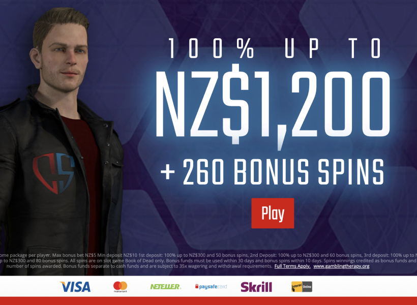 Captain Spins New Zealand bonus