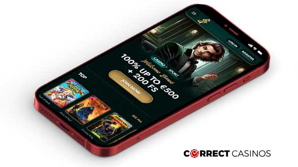 Cashed Casino Mobile Version