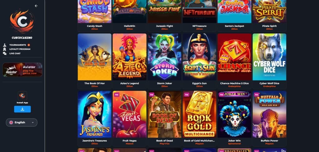 Cusco Casino Games