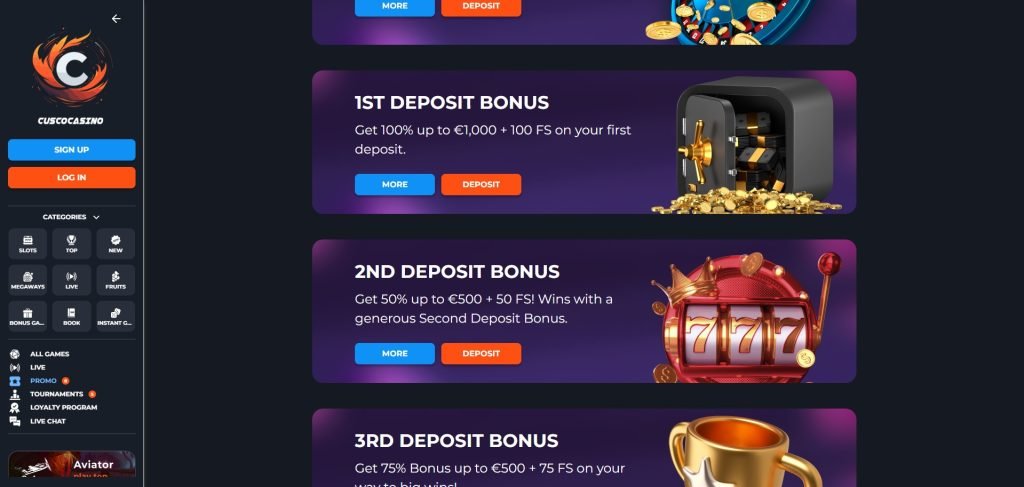 Cusco Casino Promotions