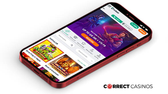 IviBet Casino Mobile Version