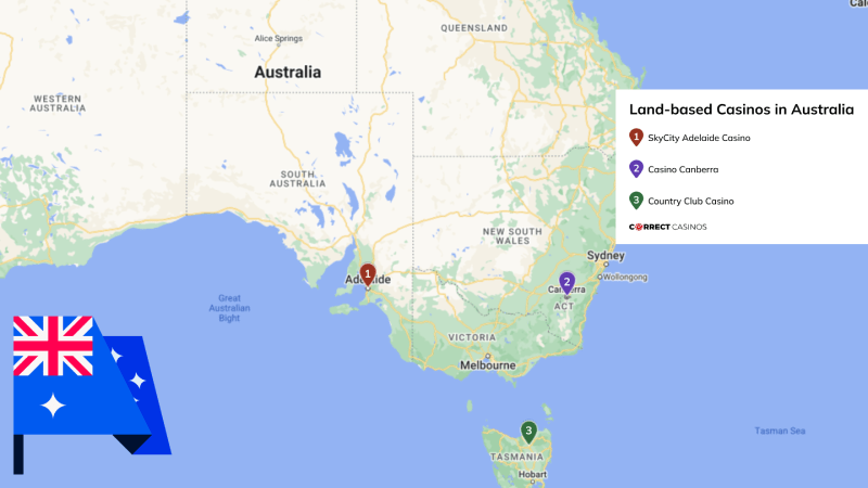 Land-based-casinos-Australia-map