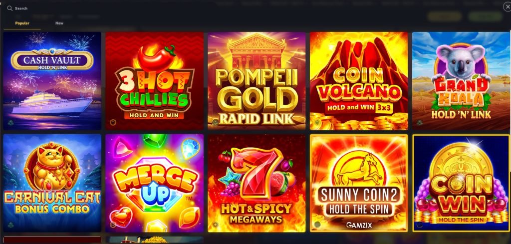 WantedWin Casino Games