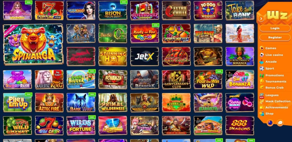 Wazamba Casino Games