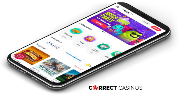 Yoju Casino - Mobile Version