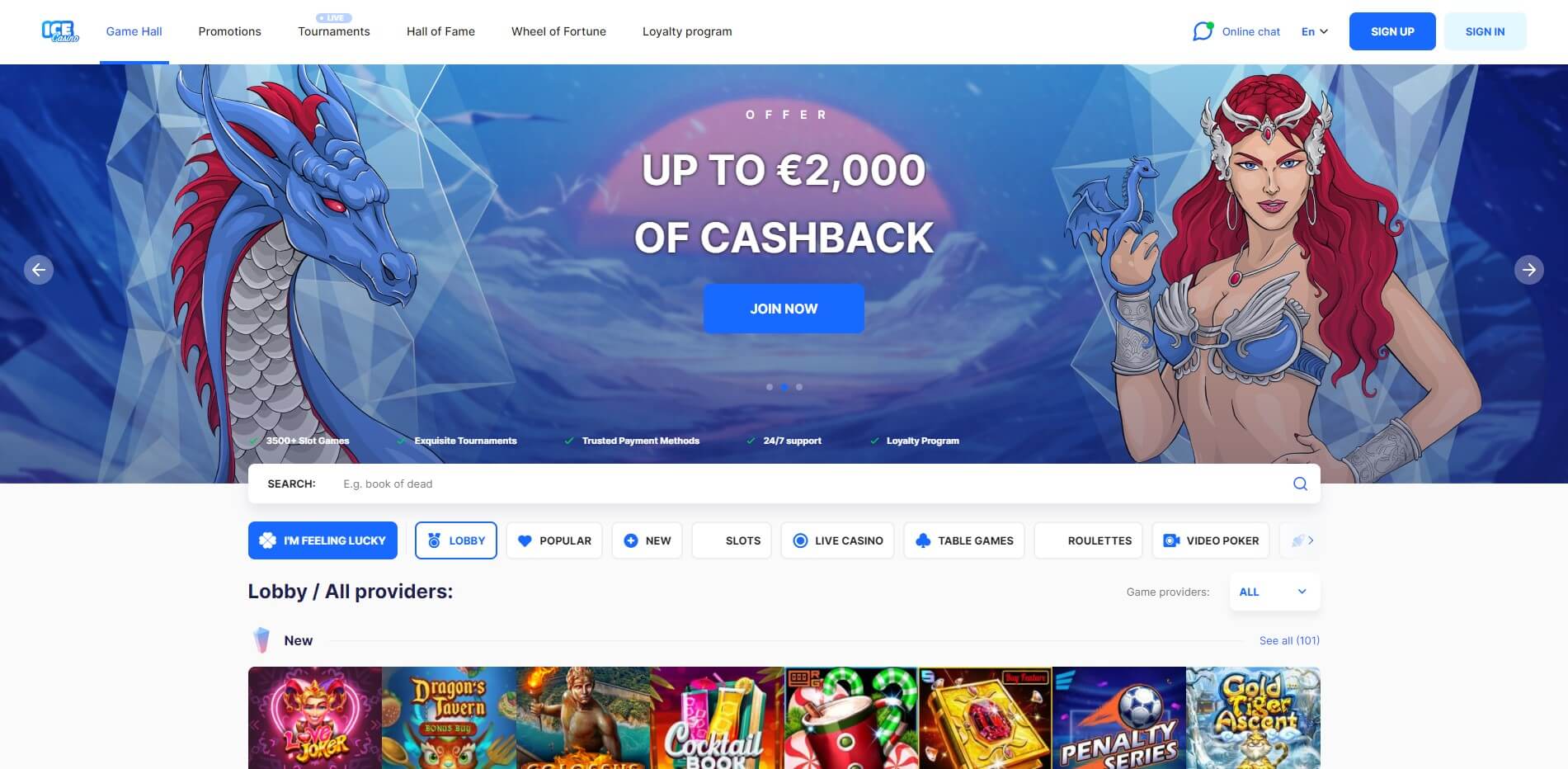 icecasino.com - Website Review